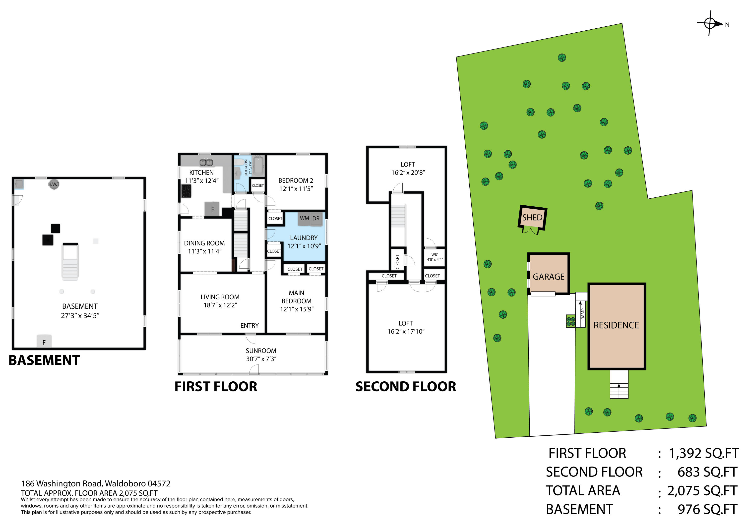 186 Washington Road Waldoboro, ME 04572 - Photo 32 of 33 Floor Plan