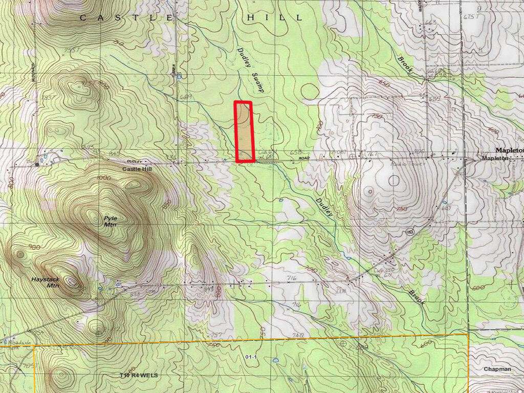 Lot 8 Dudley Road Mapleton, ME 04757 - Photo 4 of 26 topo-land-castlehill