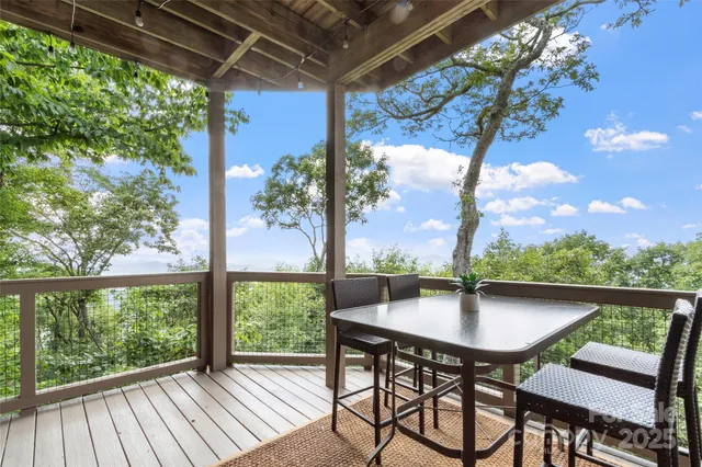 a view of outdoor space with seating area