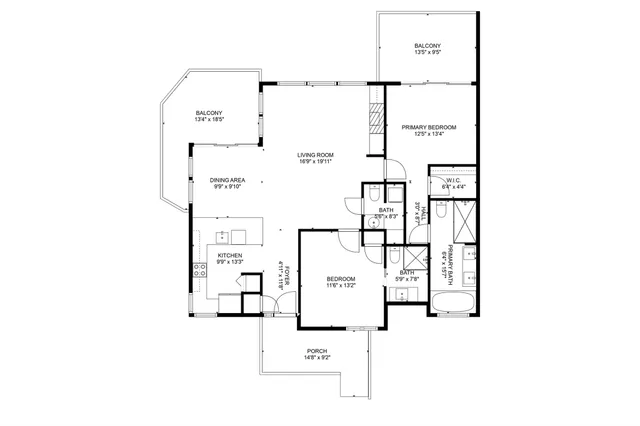 a picture of a floor plan