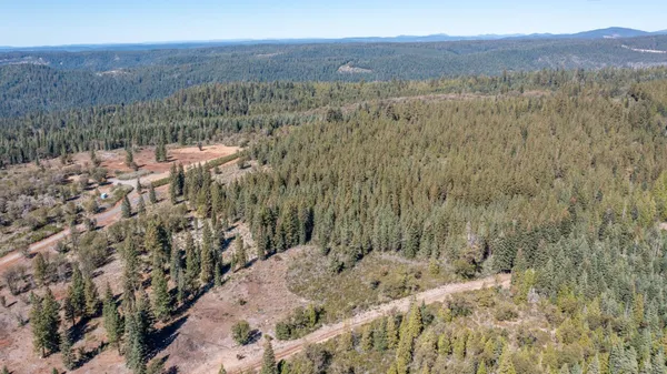 a view of an outdoor space with mountain view