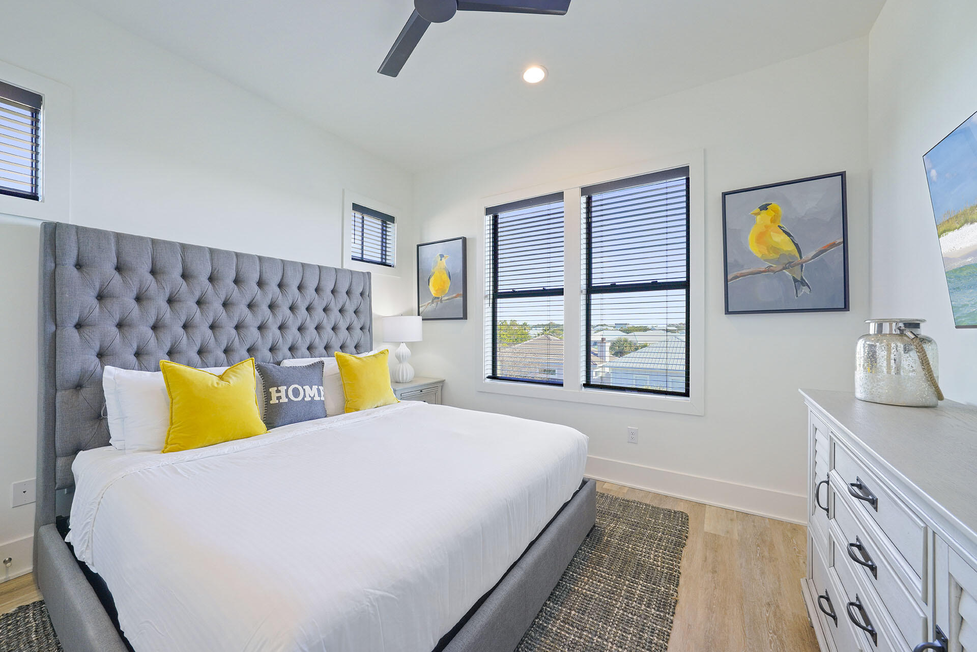 336 South Holiday Road Destin, FL 32550 - Photo 21 of 40 a bedroom with a bed and painting on the wall