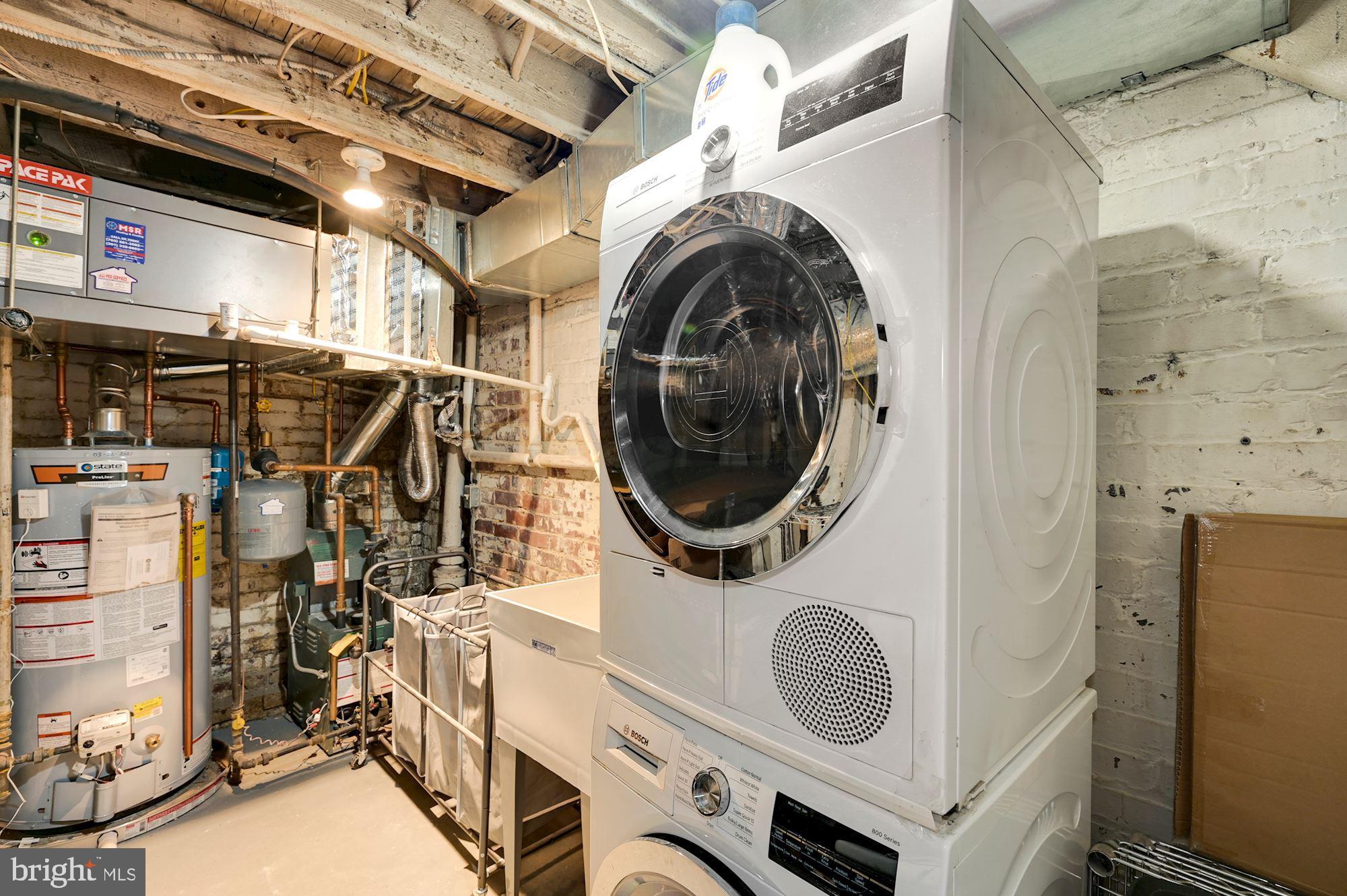 1391 D Street Northeast Washington, DC 20002 - Photo 25 of 39 Utility room, new boiler, HVAC, slop sink