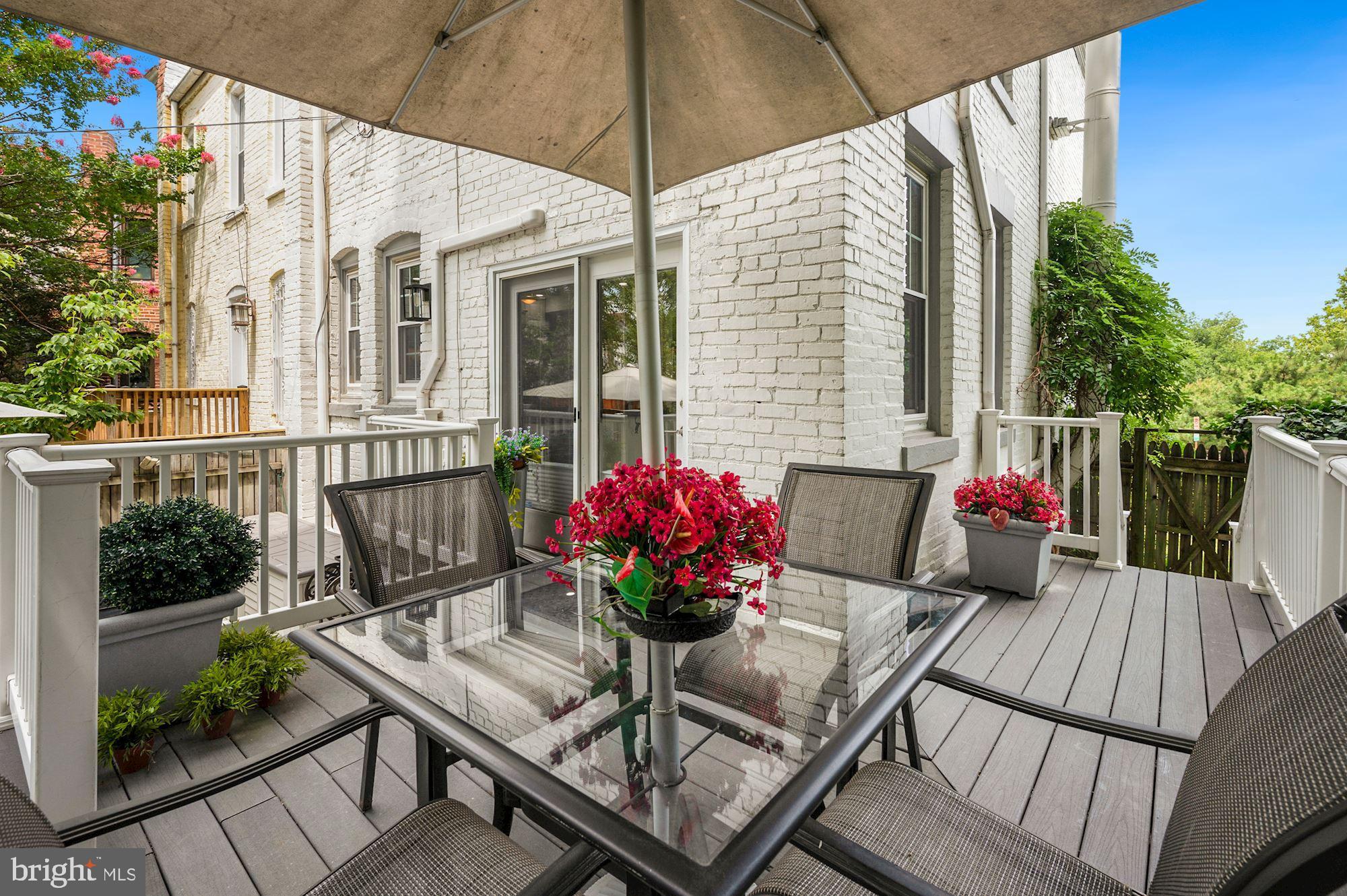 1391 D Street Northeast Washington, DC 20002 - Photo 26 of 39 Wrap around deck for Entertaining