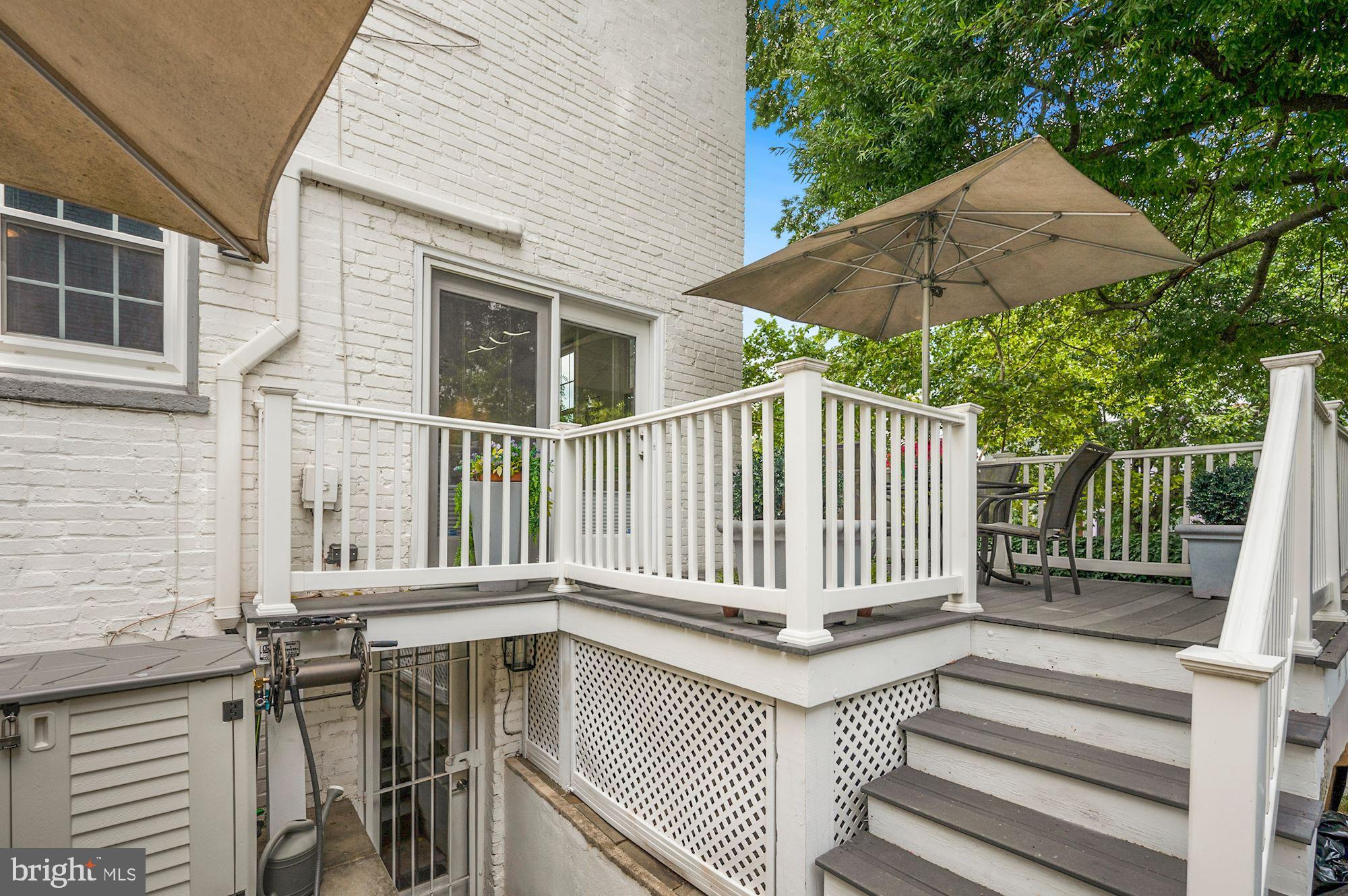 1391 D Street Northeast Washington, DC 20002 - Photo 29 of 39 Steps down to flagstone patio