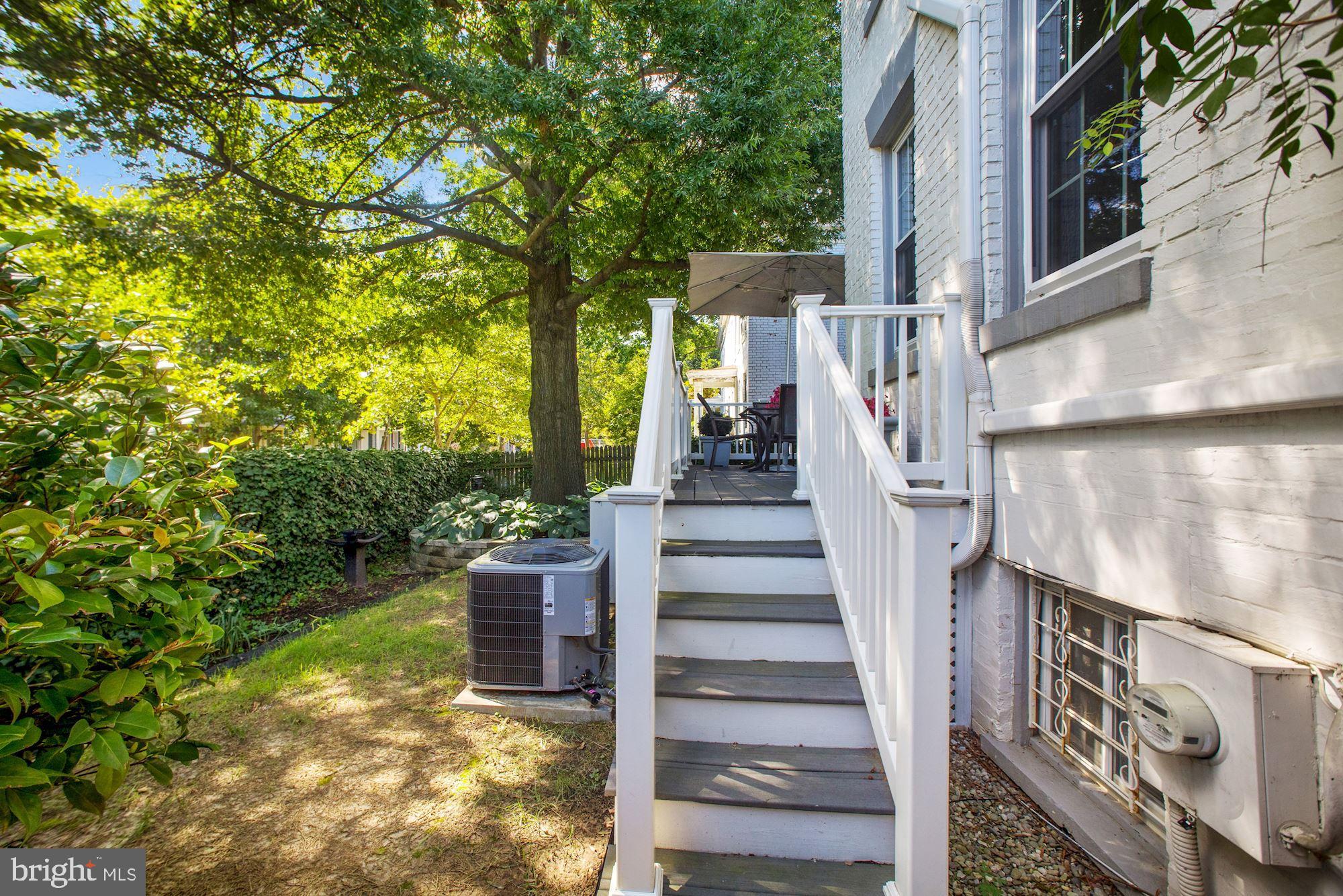 1391 D Street Northeast Washington, DC 20002 - Photo 31 of 39 Side yard steps to deck