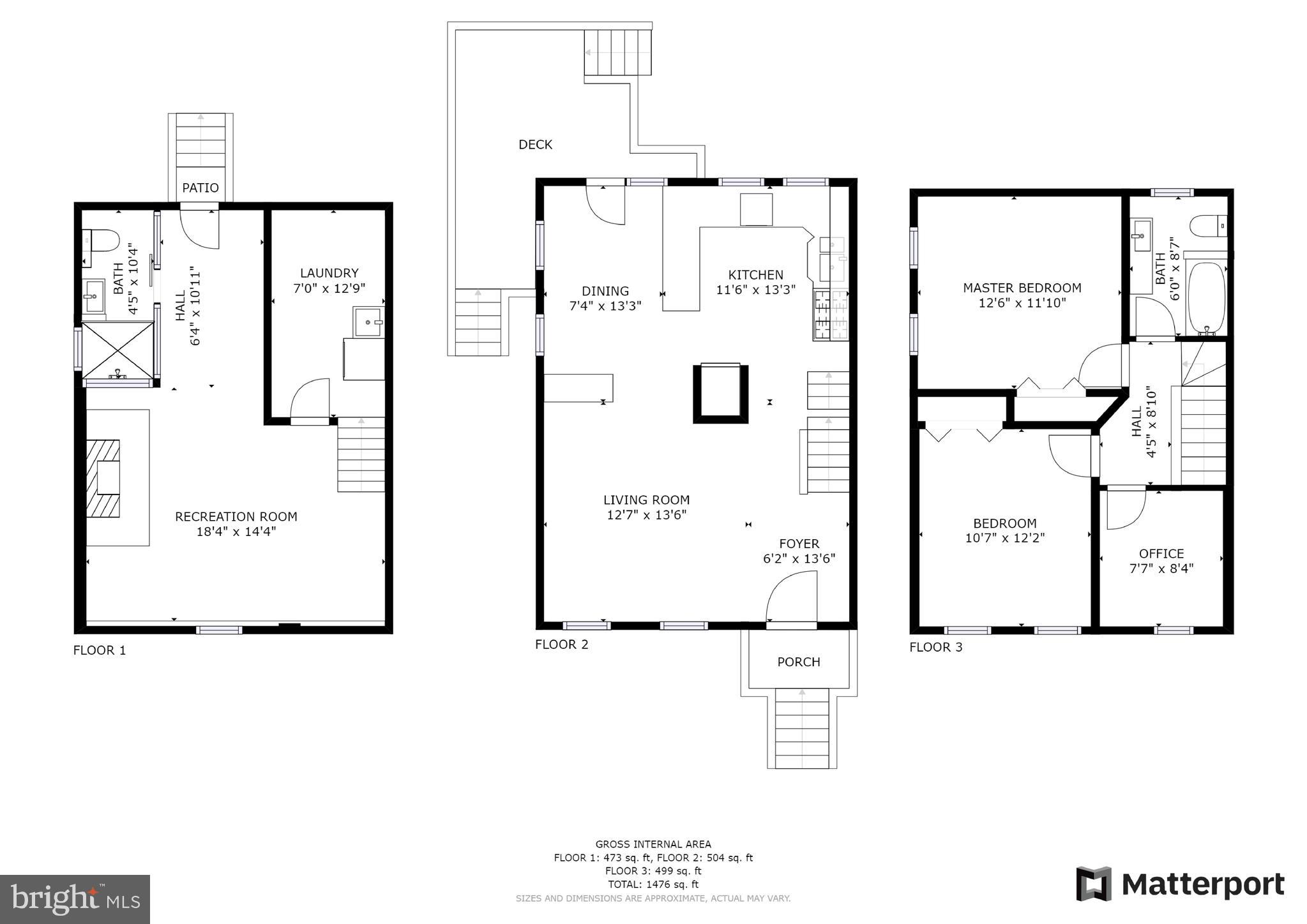 1391 D Street Northeast Washington, DC 20002 - Photo 39 of 39 Floor Plans