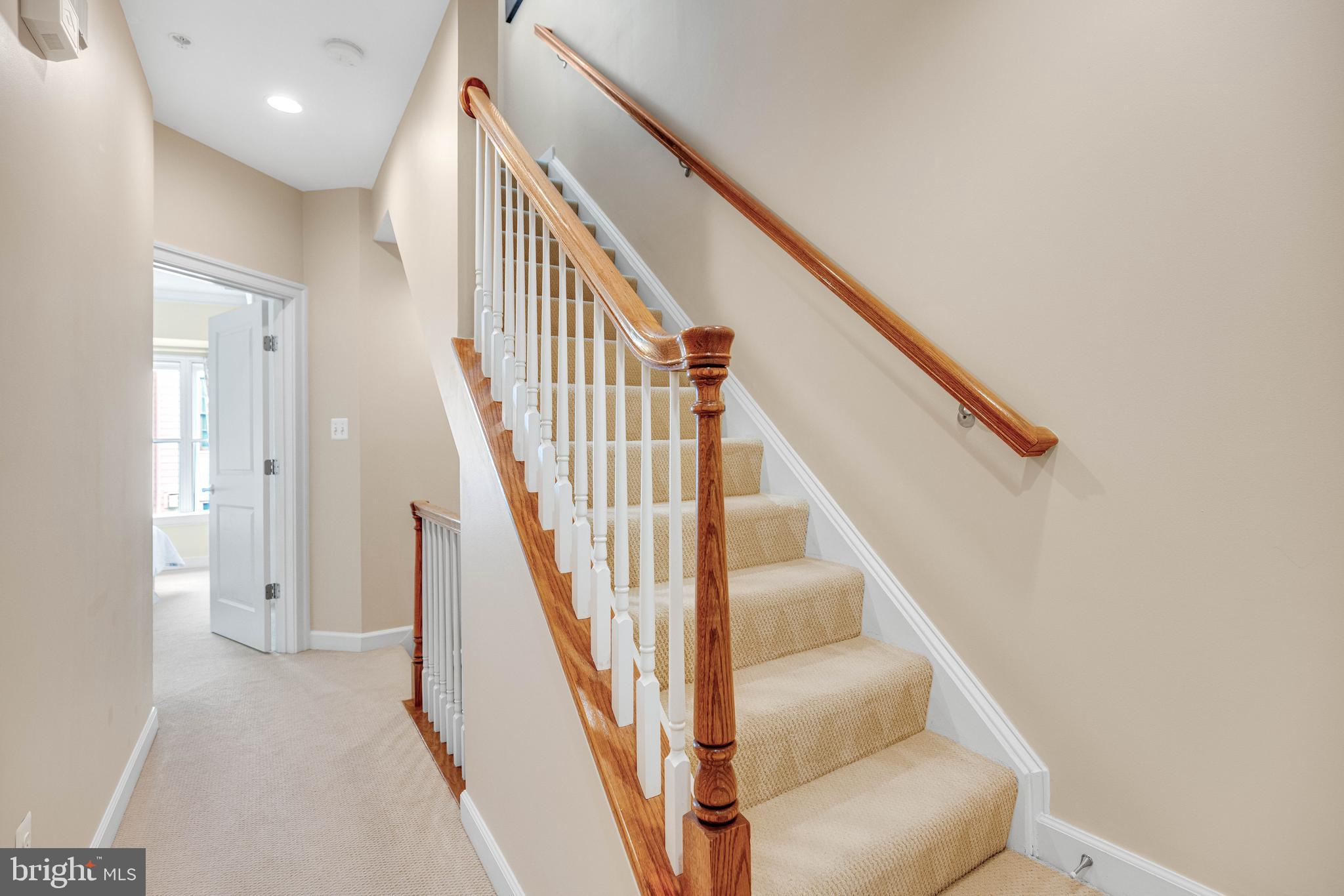 713 Carpenter Road Alexandria, VA 22314 - Photo 25 of 65 Staircase Leads to the Fourth Floor