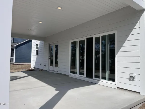 a view of an entrance to house