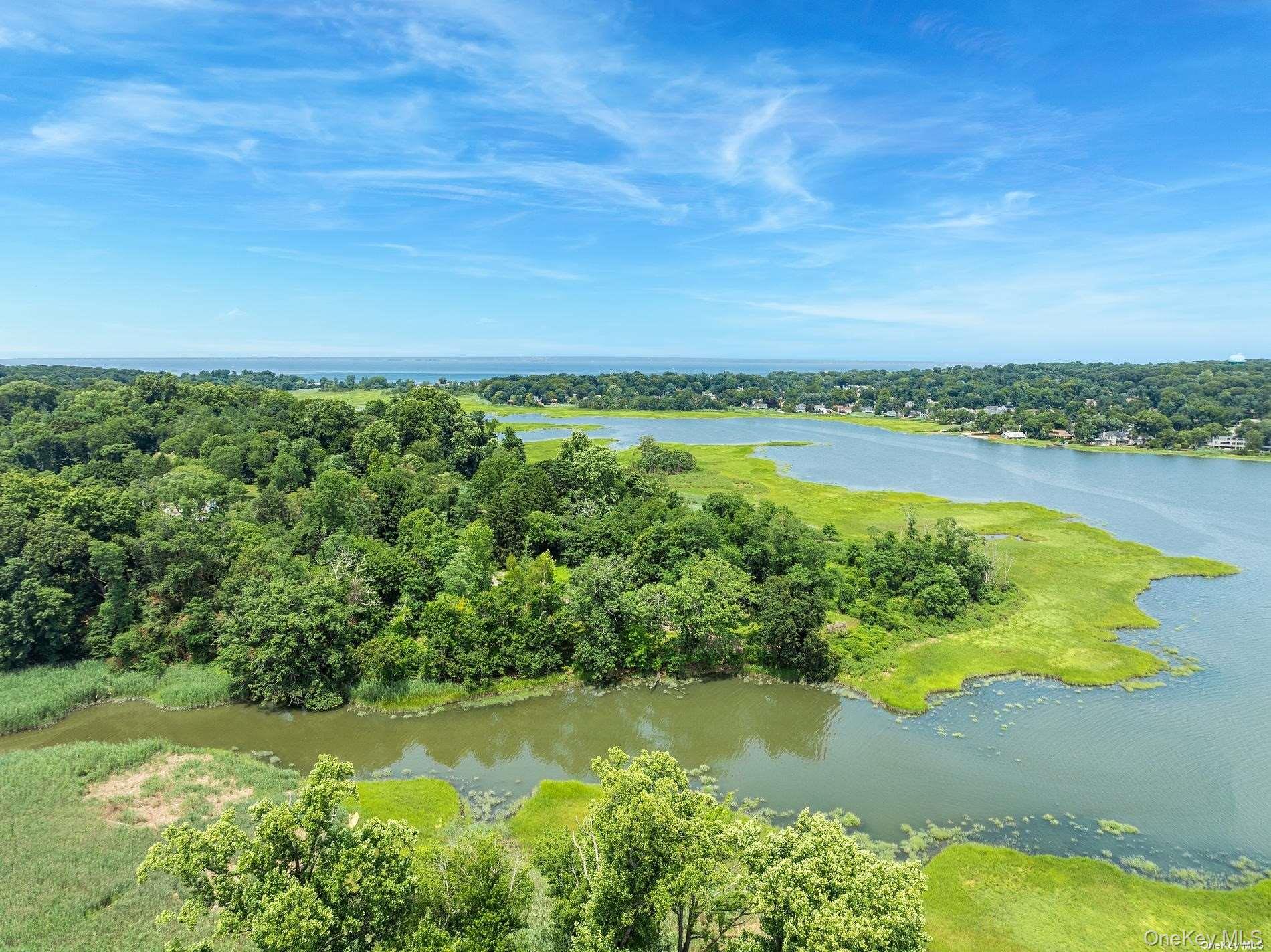 31 Factory Pond Road Locust Valley, NY 11560 - Photo 6 of 14 Mill Neck Creek aerial view