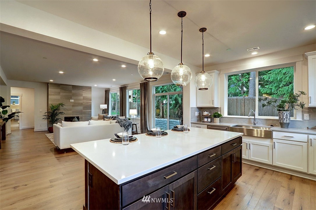 5 232nd Place Southeast Bothell, WA 98021 - Photo 6 of 21 a large kitchen with kitchen island a large island in it