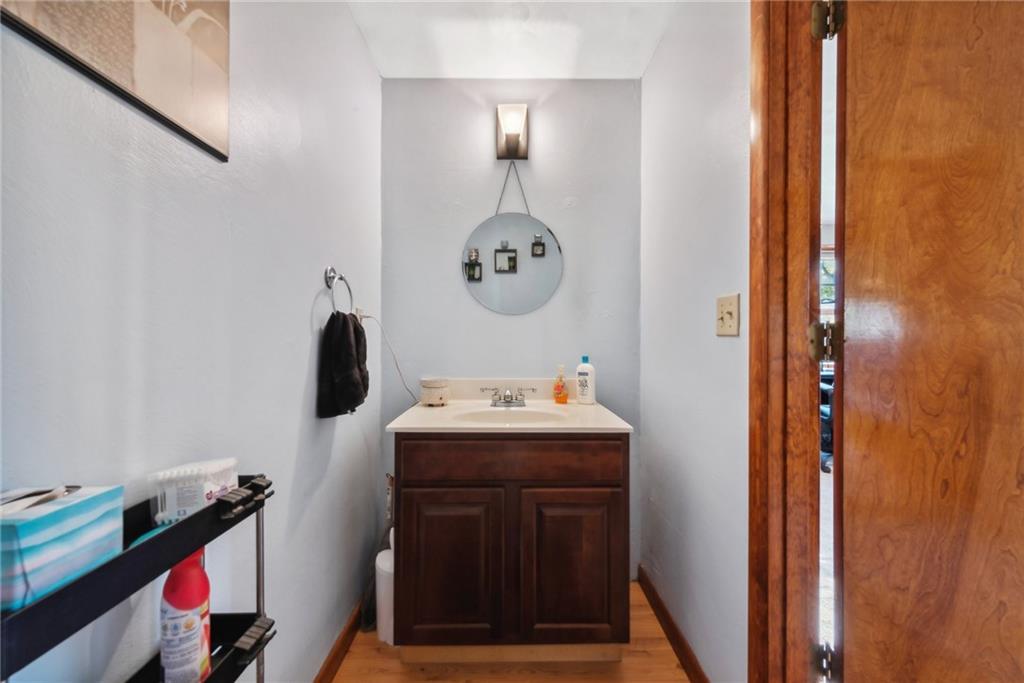 822 Old State Road Apollo, PA 15613 - Photo 10 of 22 a bathroom with a sink and a mirror