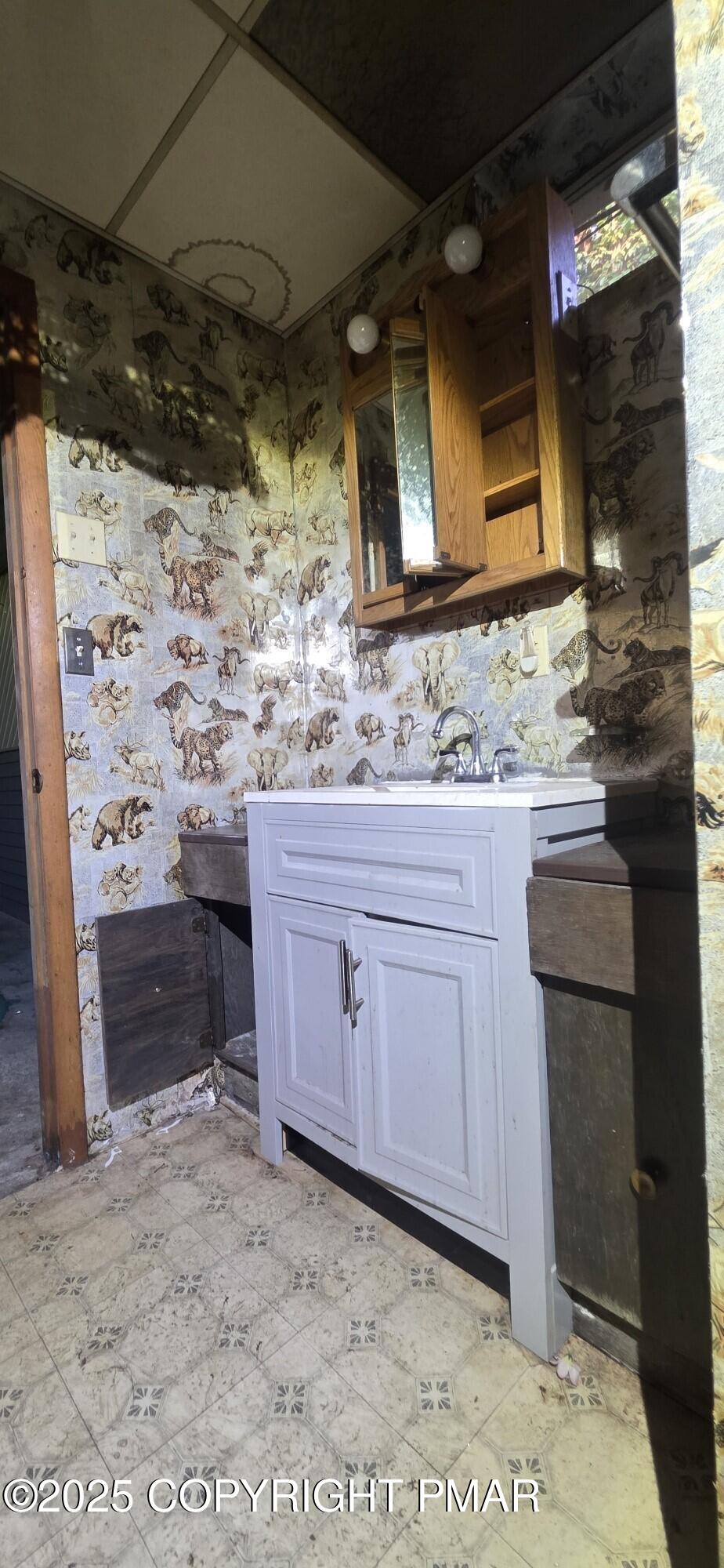 1829 South Webster Avenue Scranton, PA 18505 - Photo 36 of 40 a bathroom with a sink and a mirror