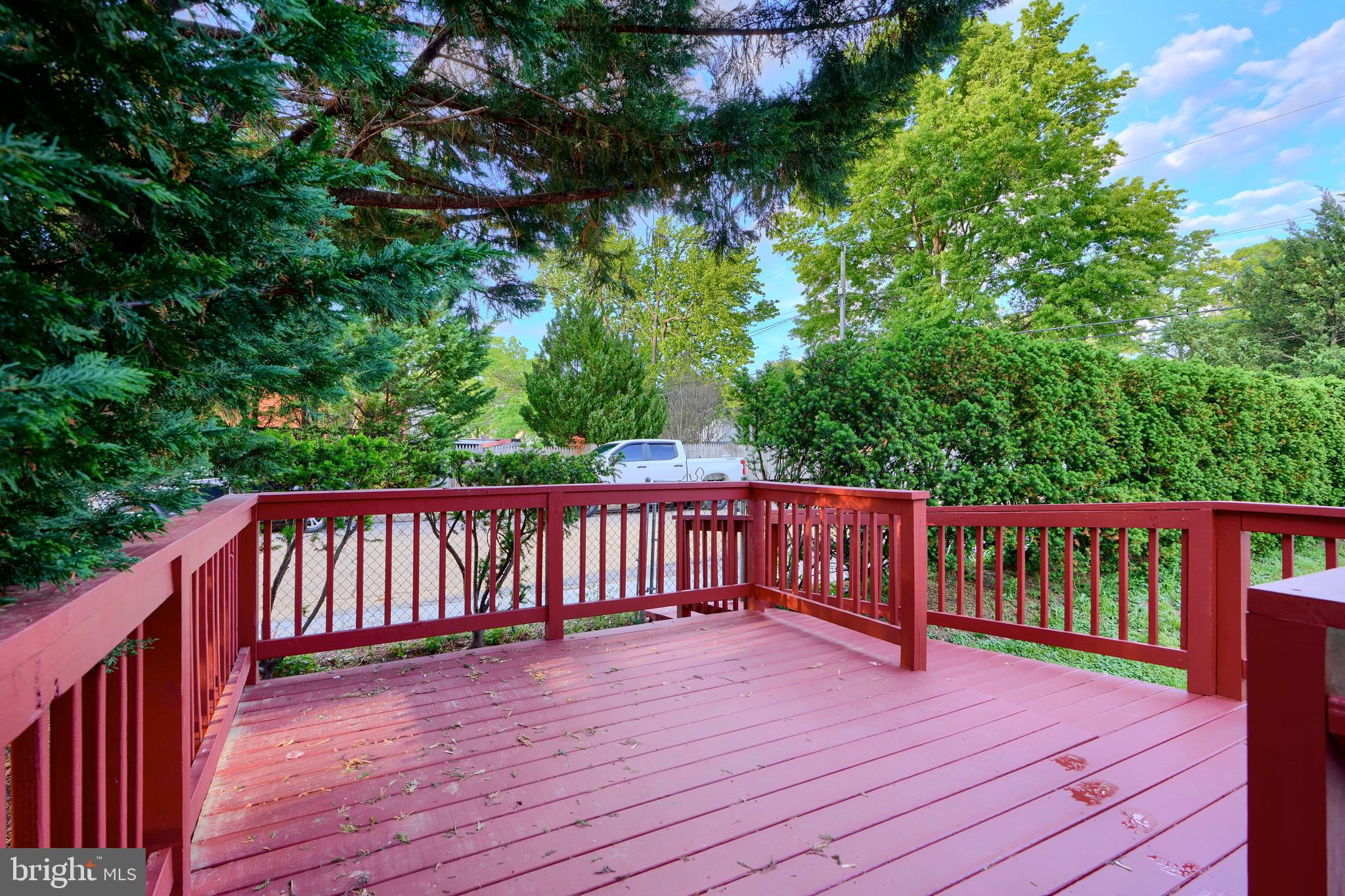 6409 Eastern Parkway Baltimore, MD 21214 - Photo 42 of 56 a balcony with wooden floor