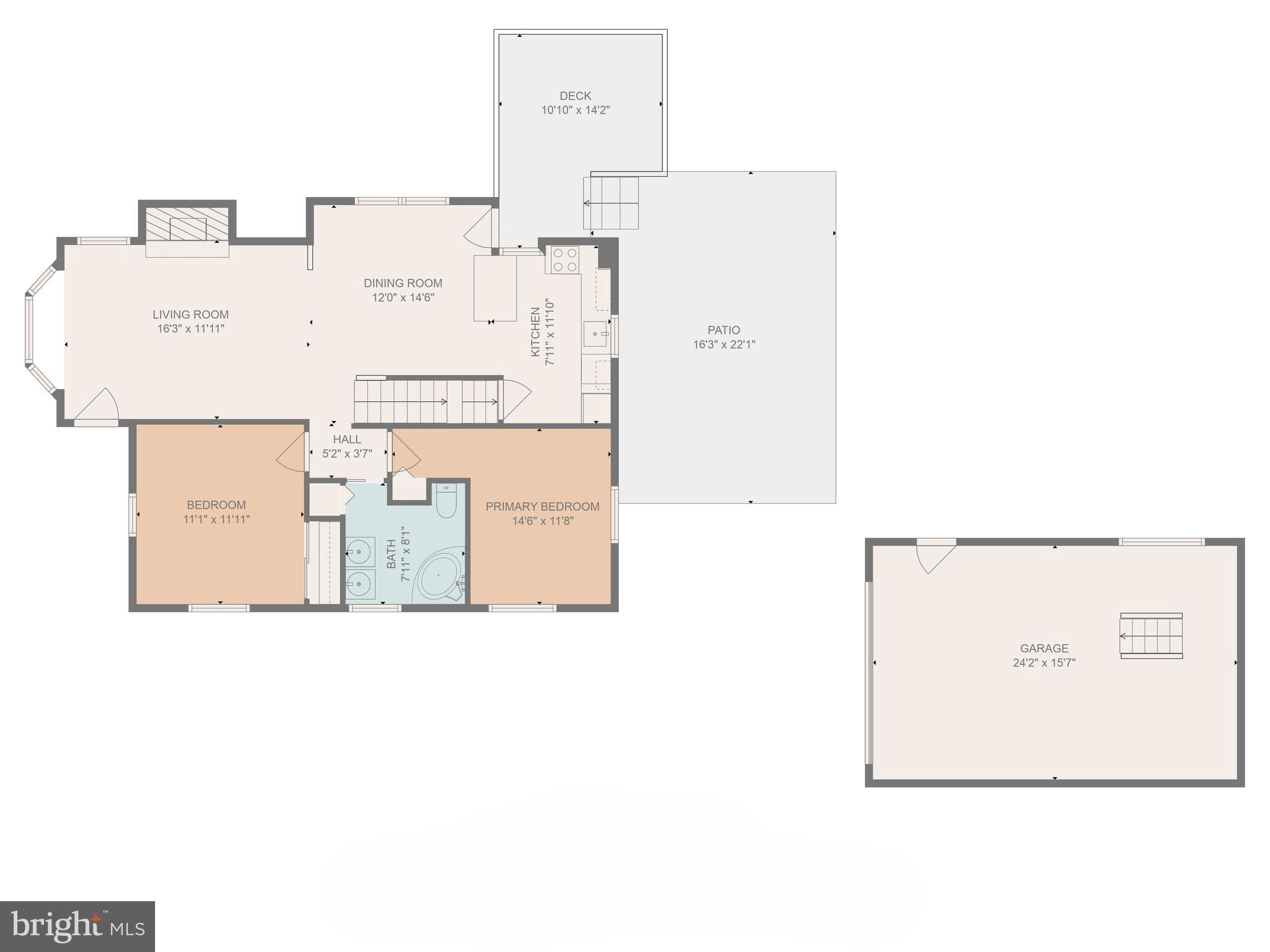 6409 Eastern Parkway Baltimore, MD 21214 - Photo 52 of 56 a picture of a floor plan