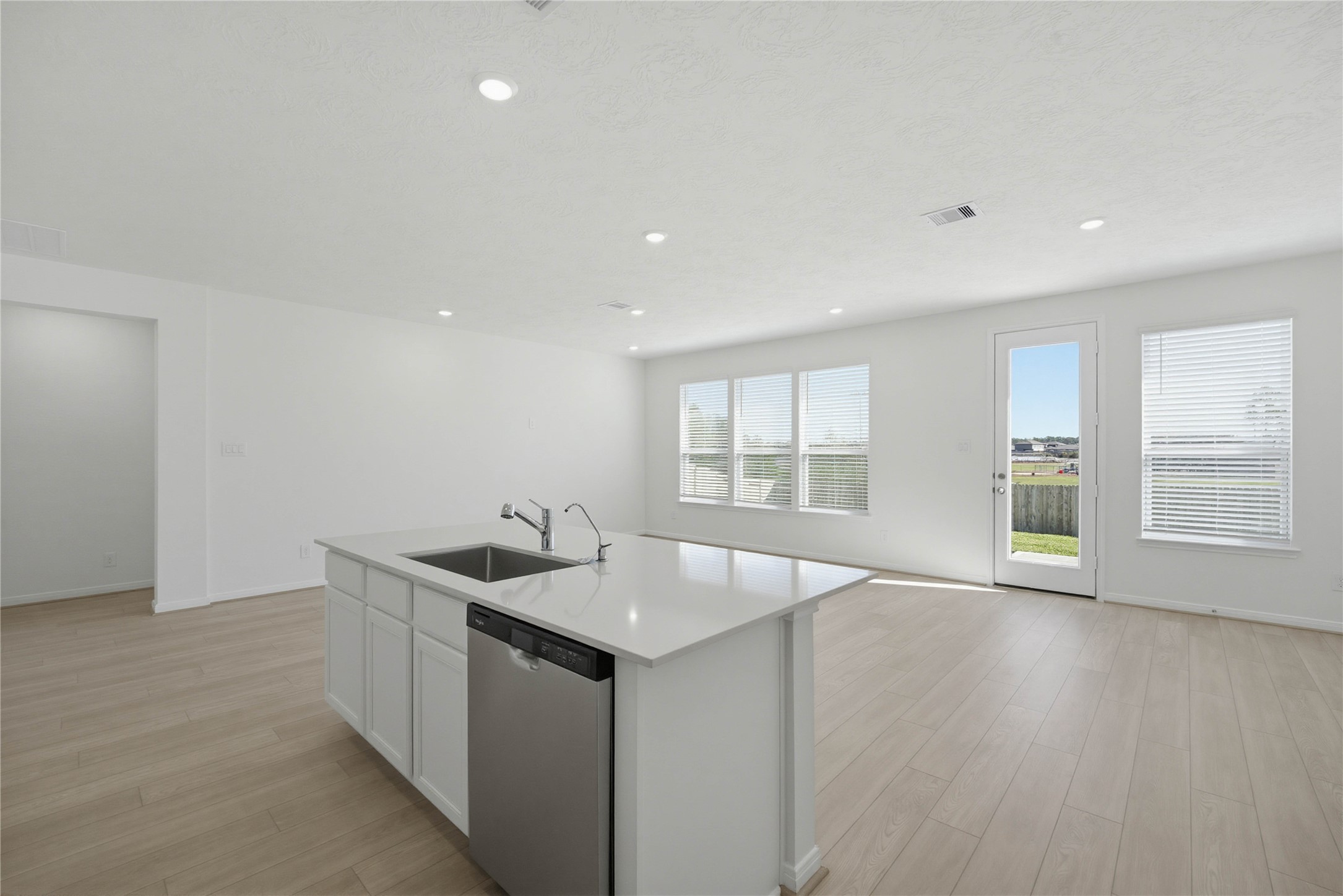 3530 Dryer Park Drive Spring, TX 77373 - Photo 14 of 31 Enjoy a commanding, uninterrupted view from the gourmet kitchen right into the Great Room, ensuring that the home chef is always part of the conversation and keeping everyone seamlessly connected.