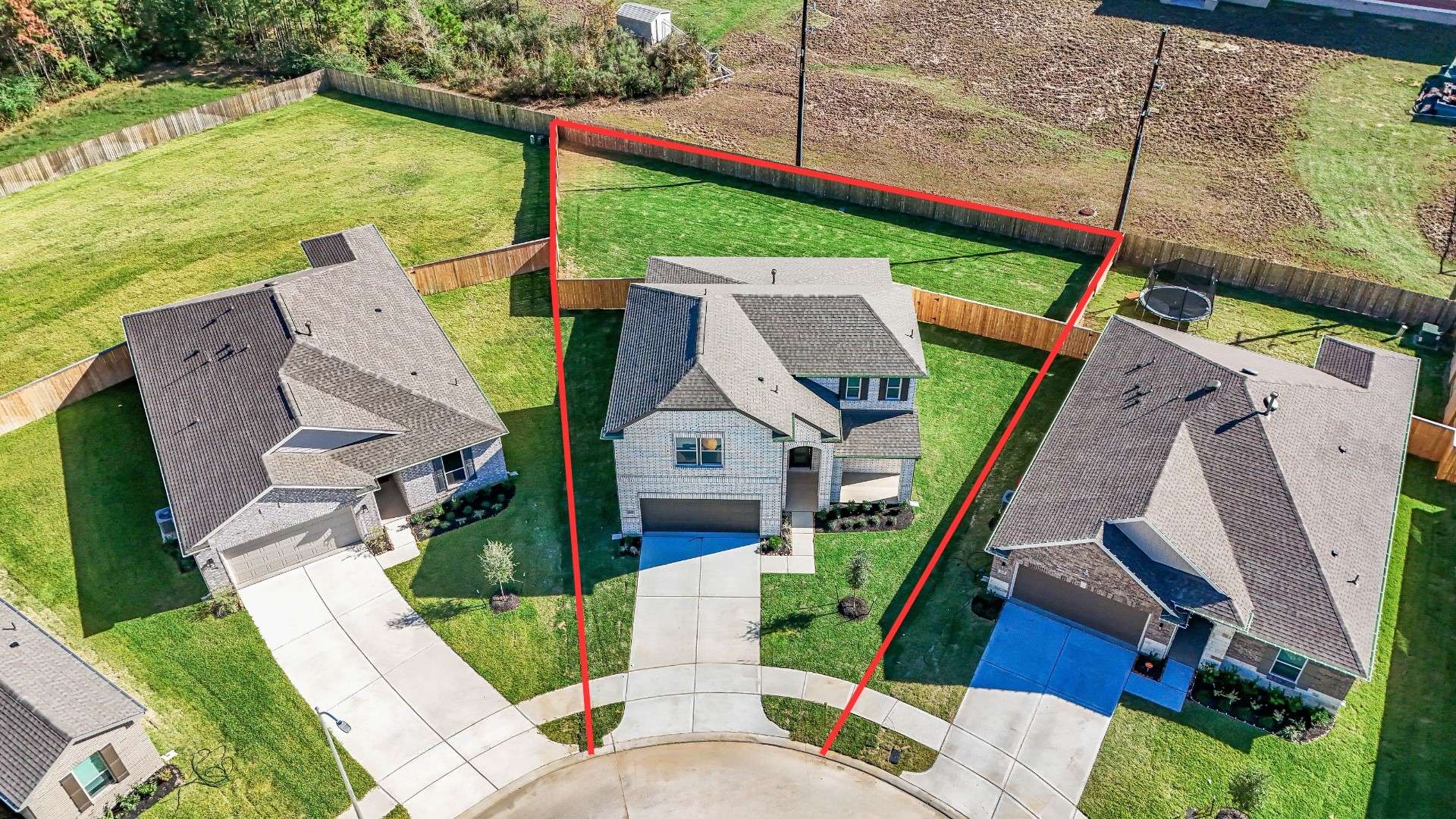 3530 Dryer Park Drive Spring, TX 77373 - Photo 2 of 31 Amazing aerial shot of this gorgeous KB Home home situated on a LARGE Cul-De-Sac LOT.