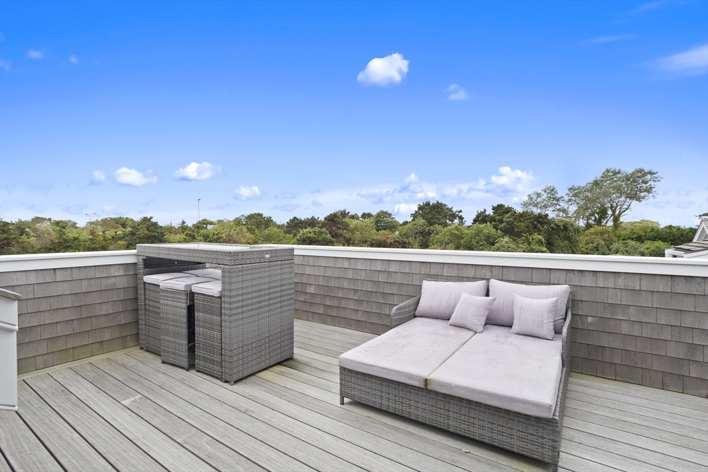 3 Old Mill Court Nantucket, MA 02554 - Photo 28 of 42 a view of roof deck with seating space and barbeque oven