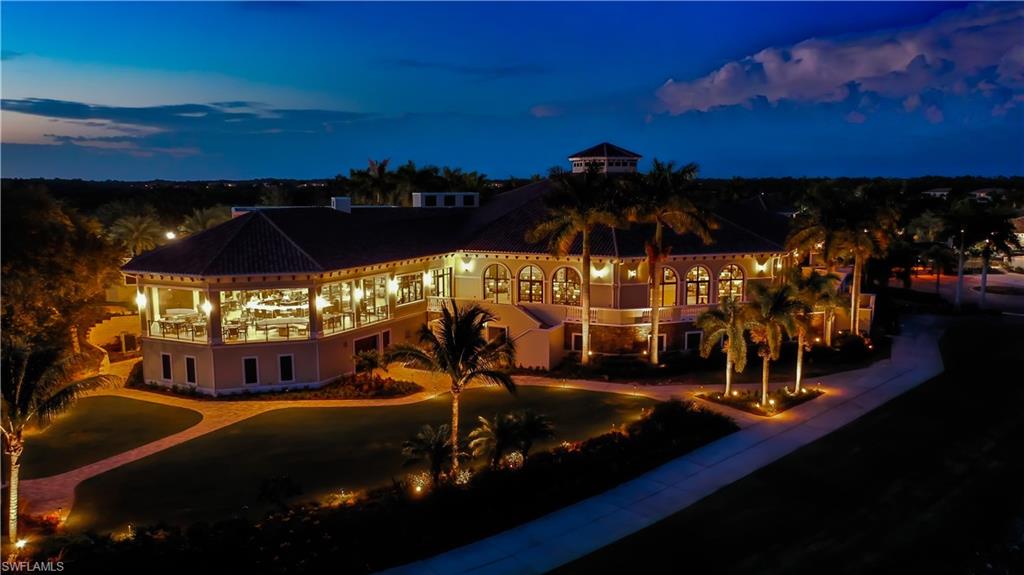 10318 Gator Bay Court Naples, FL 34120 - Photo 20 of 27 Clubhouse at night