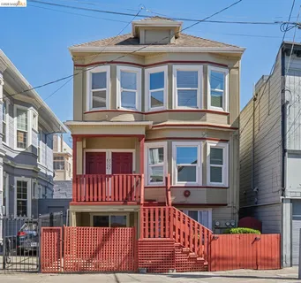a front view of a building with glass windows