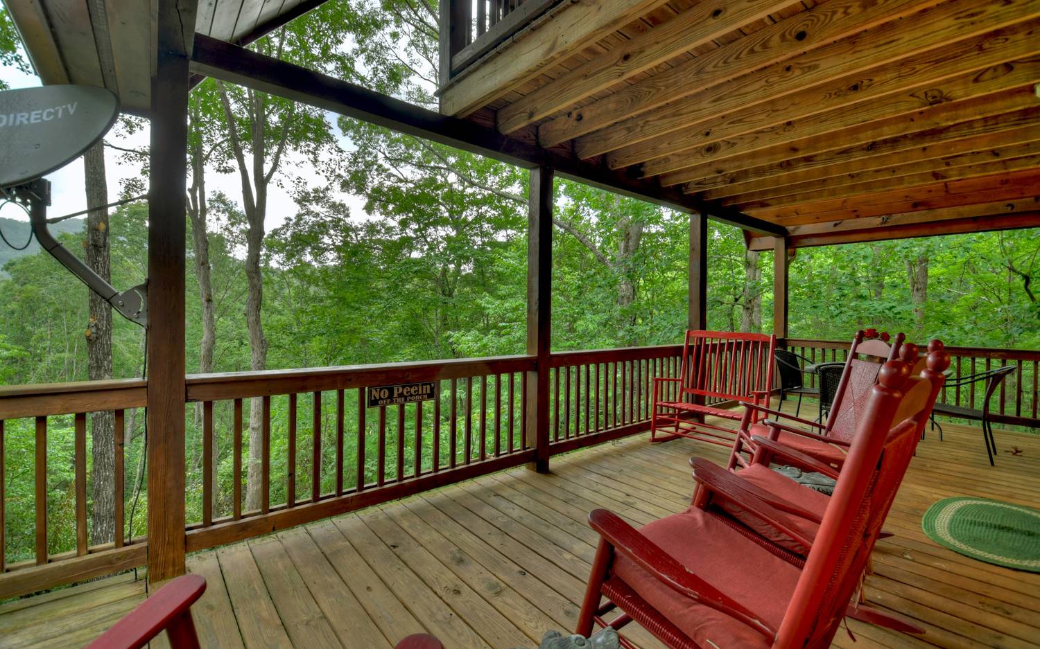 124 White Tail Ridge Blue Ridge, GA 30513 - Photo 39 of 42 a view of a two chairs in the deck