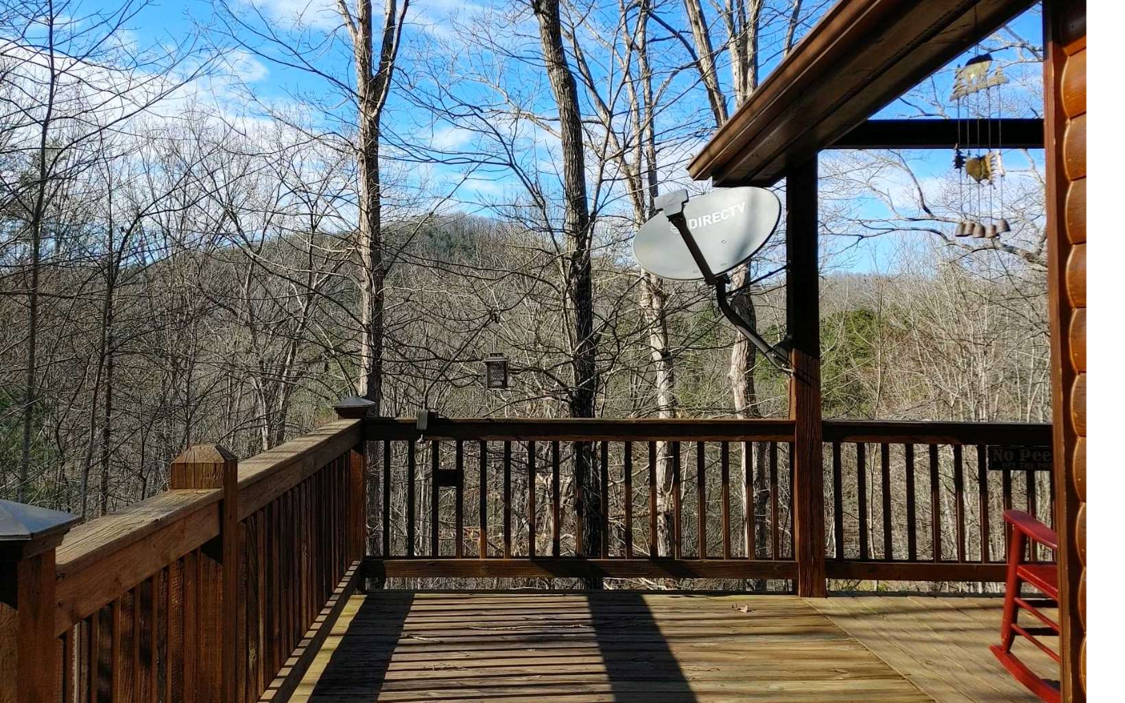 124 White Tail Ridge Blue Ridge, GA 30513 - Photo 8 of 42 a view of wooden balcony