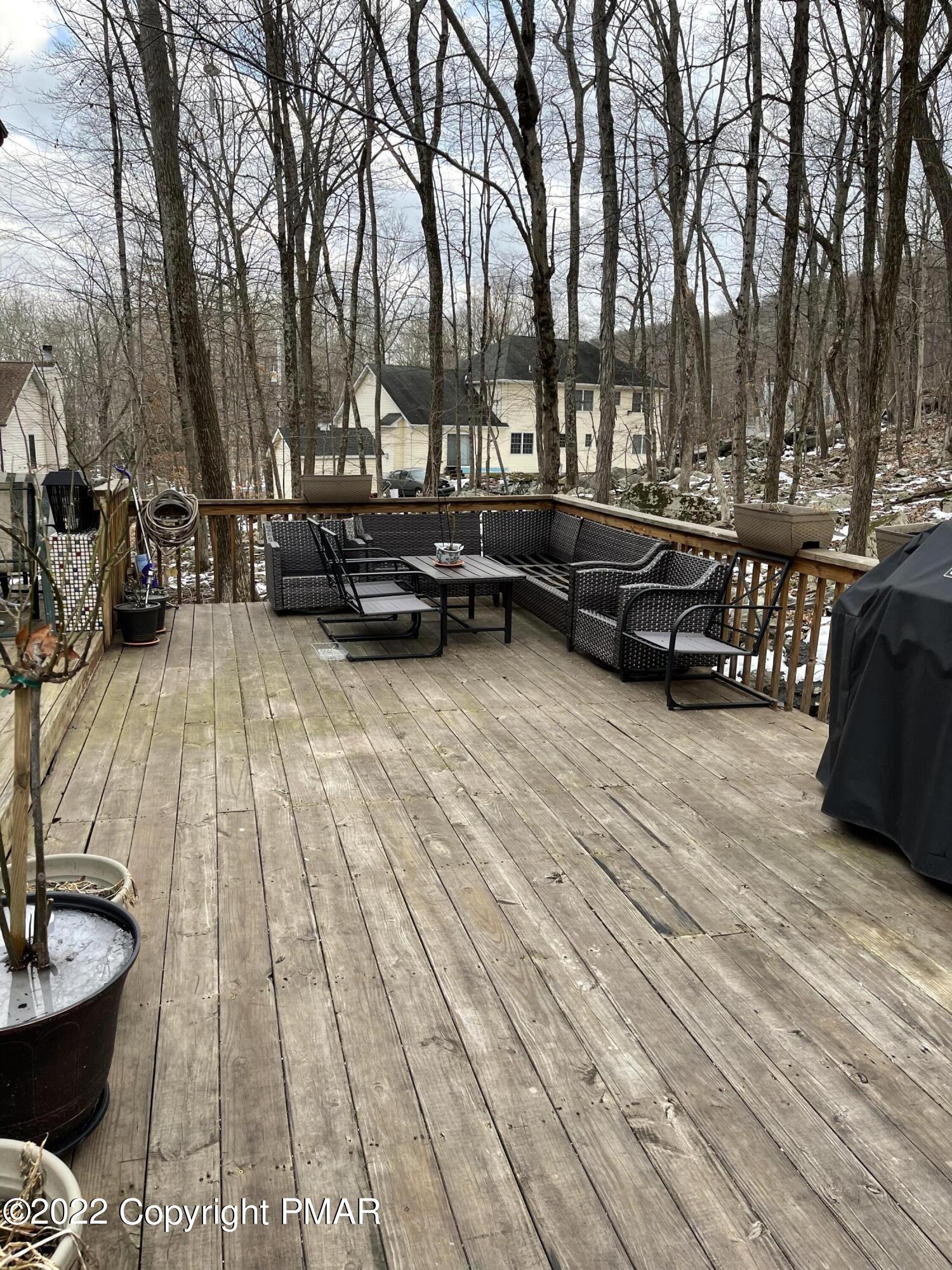 5665 Decker Road Bushkill, PA 18324 - Photo 4 of 32 a view of outdoor space with deck having patio