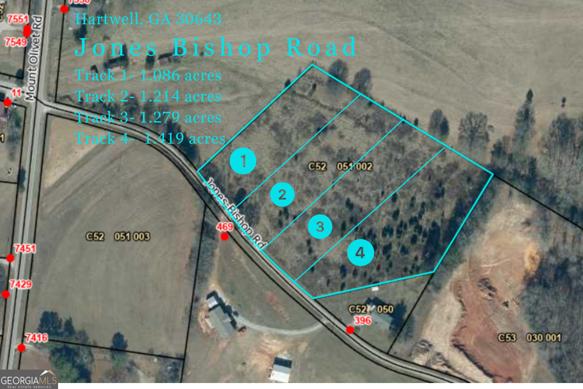 Tract 1 Jones Bishop Road Hartwell, GA 30643 - Photo 1 of 1 Gallery Image 1