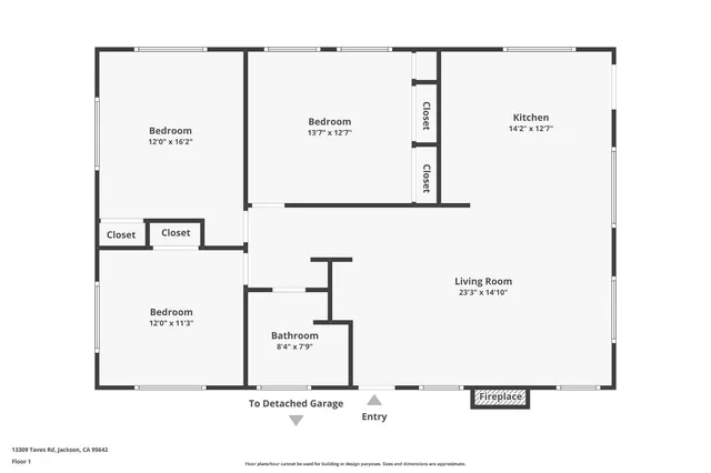 $429,000 | 13309 Taves Road, Jackson, CA 95642