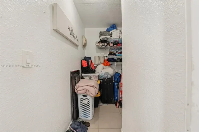 a view of storage and utility room