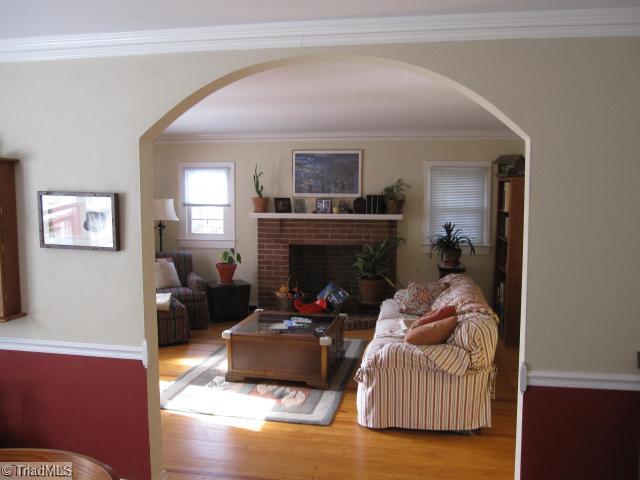 1635 Sandersted Road Southwest Winston-Salem, NC 27103 - Photo 5 of 12 Other. Dining Room Into Living Room