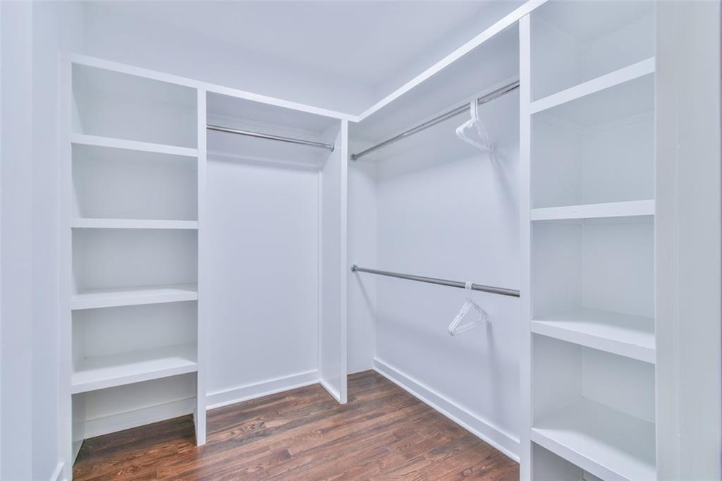 1225 Carter Road Decatur, GA 30030 - Photo 15 of 20 a view of walk in closet with empty racks
