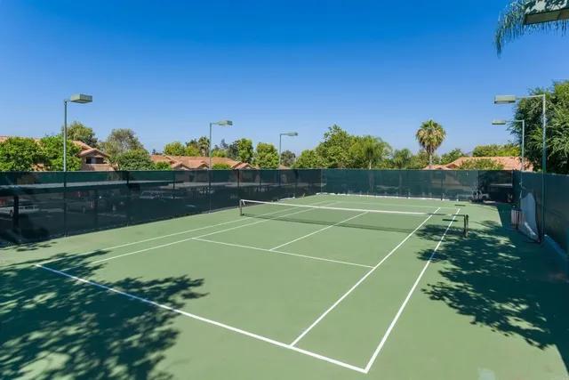 a view of a tennis court
