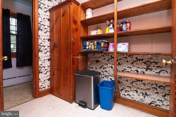 a view of water heater room