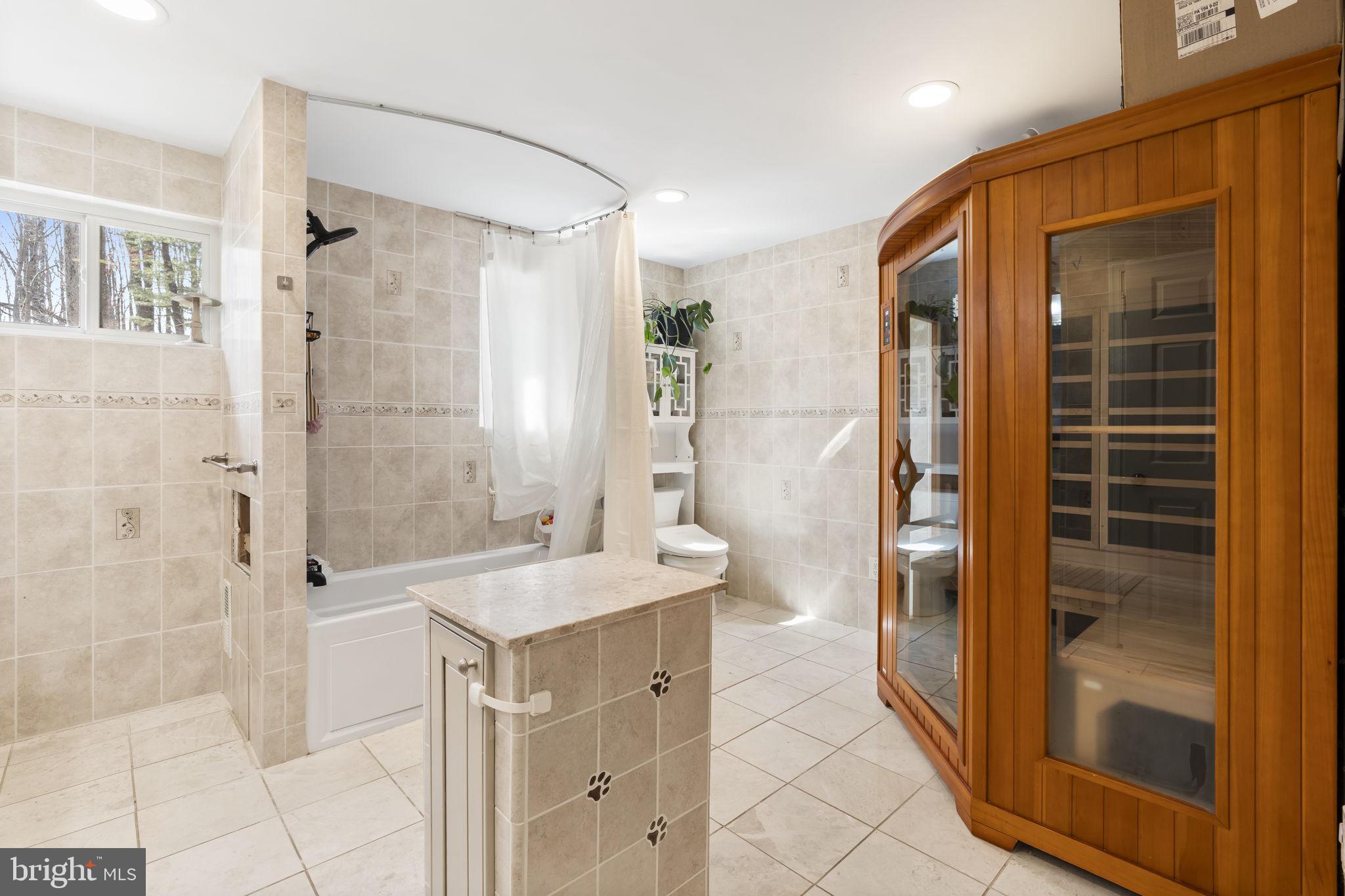 352 South New Middletown Road Media, PA 19063 - Photo 15 of 41 a bathroom with a shower and a sink