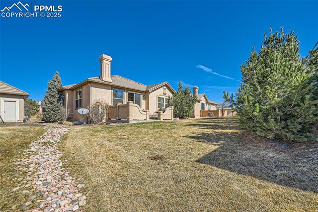 2553 Cinnabar Road Colorado Springs, CO 80921 - Photo 26 of 27 Rear view of property