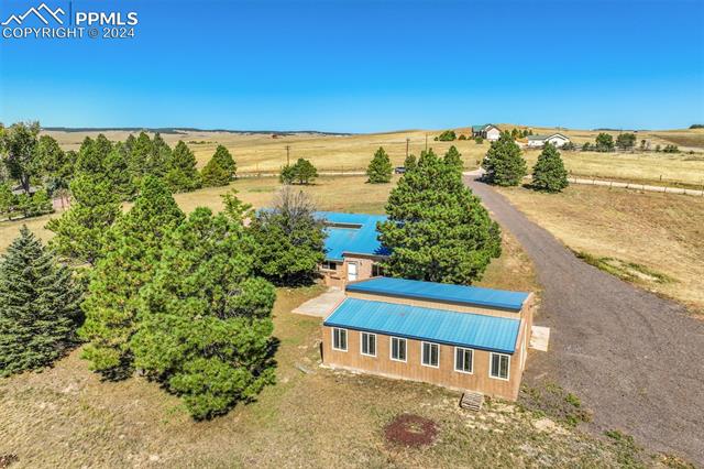 23555 Murphy Road Calhan, CO 80808 - Photo 2 of 49 Bird's eye view featuring a rural view