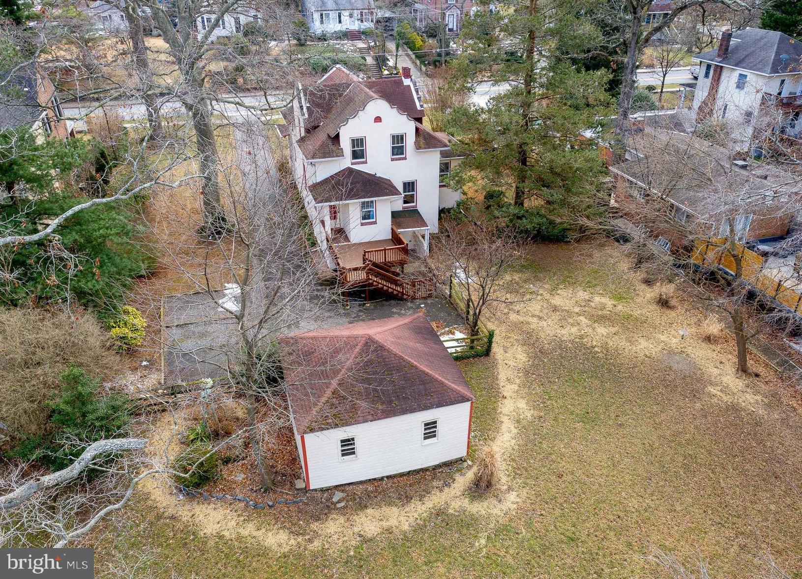 1010 Regester Avenue Baltimore, MD 21239 - Photo 37 of 41 Aerial View of Rear of Home
