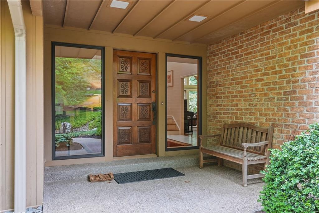 125 Riding Trail Lane Pittsburgh, PA 15215 - Photo 7 of 49 Covered front entrance with lighting