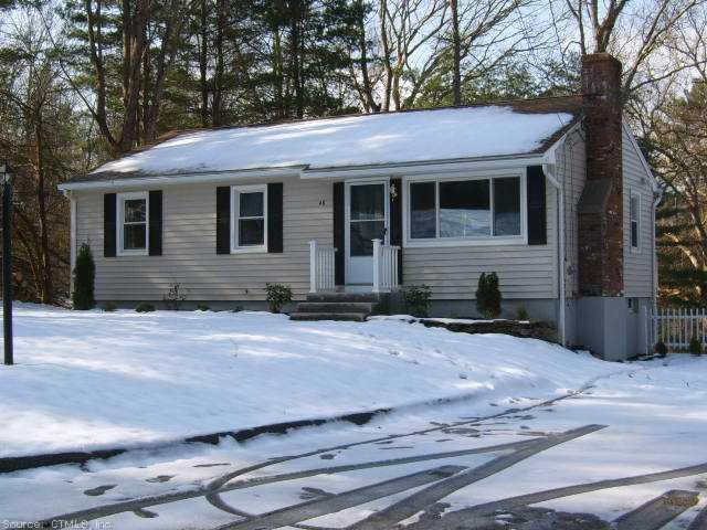 48 Parker Road Willington, CT 06279 - Photo 1 of 1 a front view of a house with yard