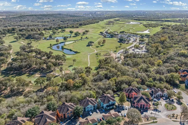 an aerial view of city