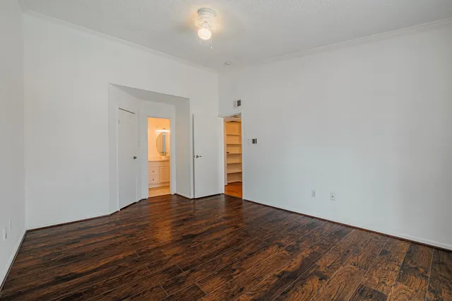 wooden floor in an empty room