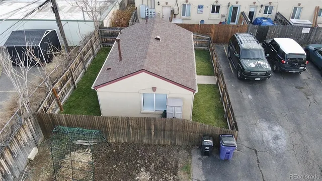 a view of a city with tall buildings