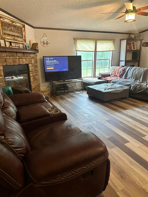 9937 County Road 3250 Timpson, TX 75975 - Photo 39 of 40 a living room with furniture and a flat screen tv