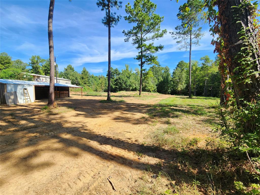 9937 County Road 3250 Timpson, TX 75975 - Photo 6 of 40 a view of a patio with a table and chairs next to a yard