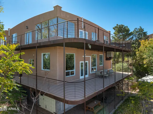 a front view of a house with a porch