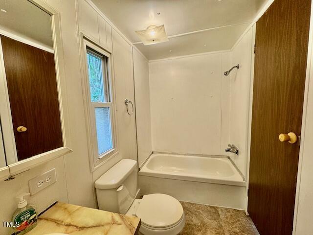 951 Harris Mill Road Rougemont, NC 27572 - Photo 43 of 89 a bathroom with a granite countertop bathtub shower sink vanity and toilet