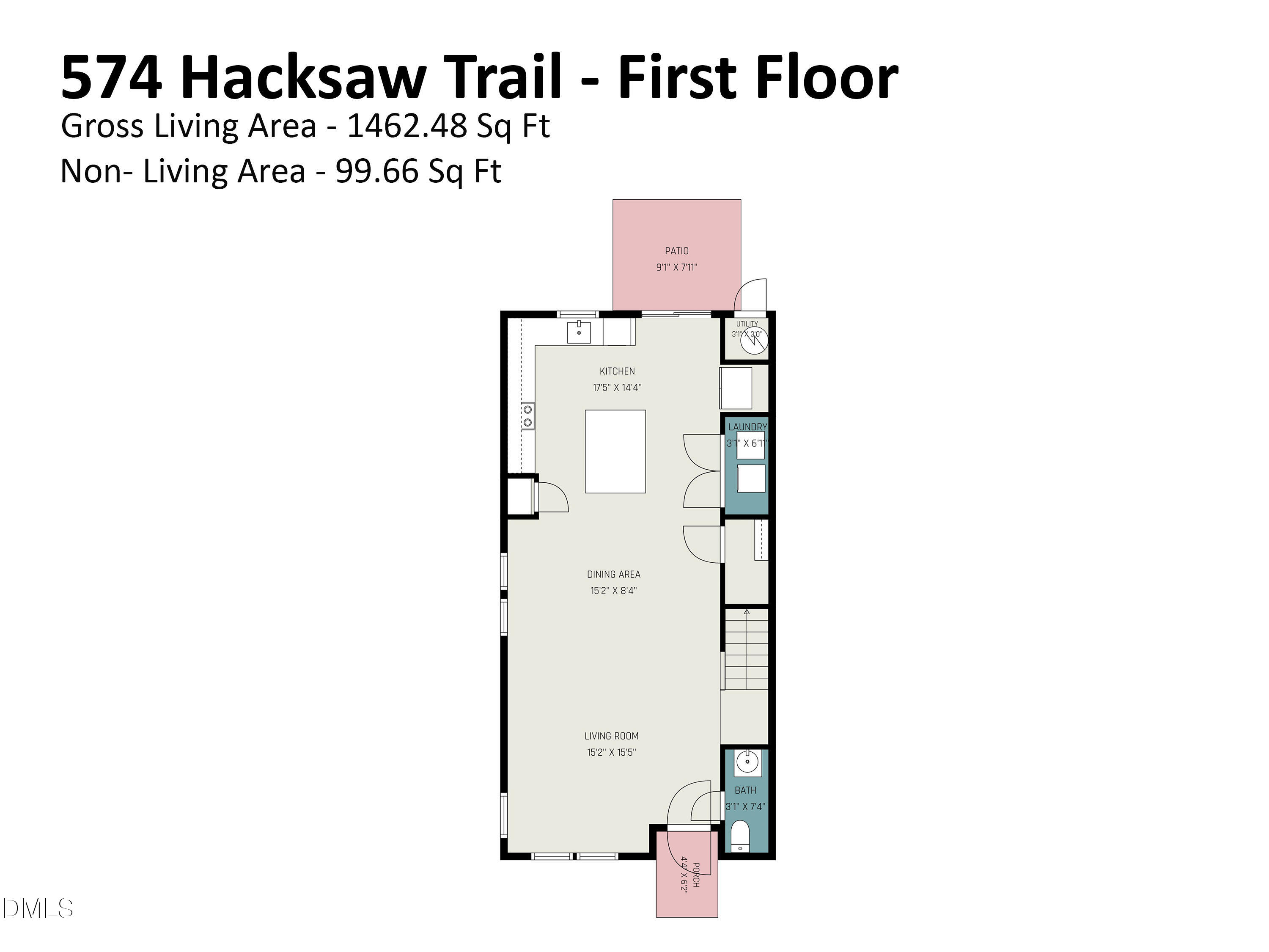 574 Hacksaw Trail Raleigh, NC 27610 - Photo 24 of 28 a picture of a room with a floor plan