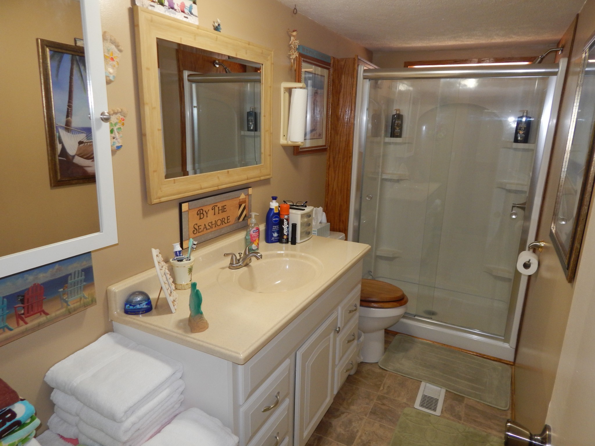 6223 Beech Creek Road Clifton, TN 38425 - Photo 28 of 68 a bathroom with a sink toilet and shower