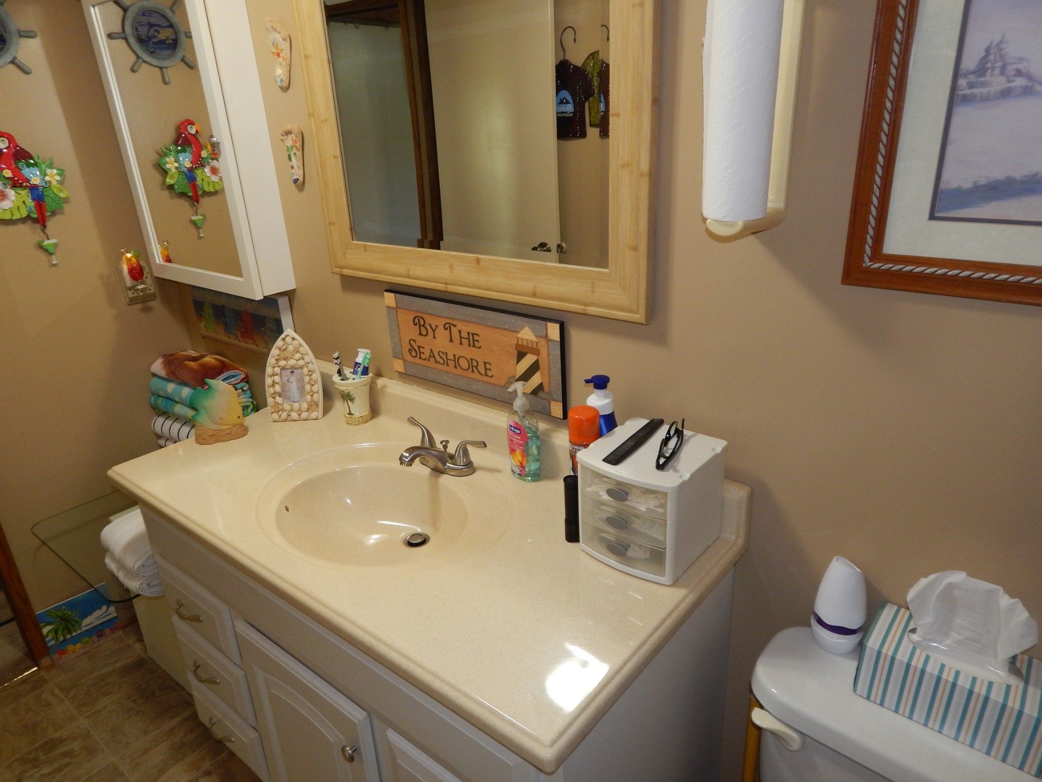 6223 Beech Creek Road Clifton, TN 38425 - Photo 29 of 68 a bathroom with a sink and a mirror